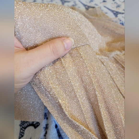 Plus size Glitter Pleated Dress Long 3XL - Picture 12 of 12